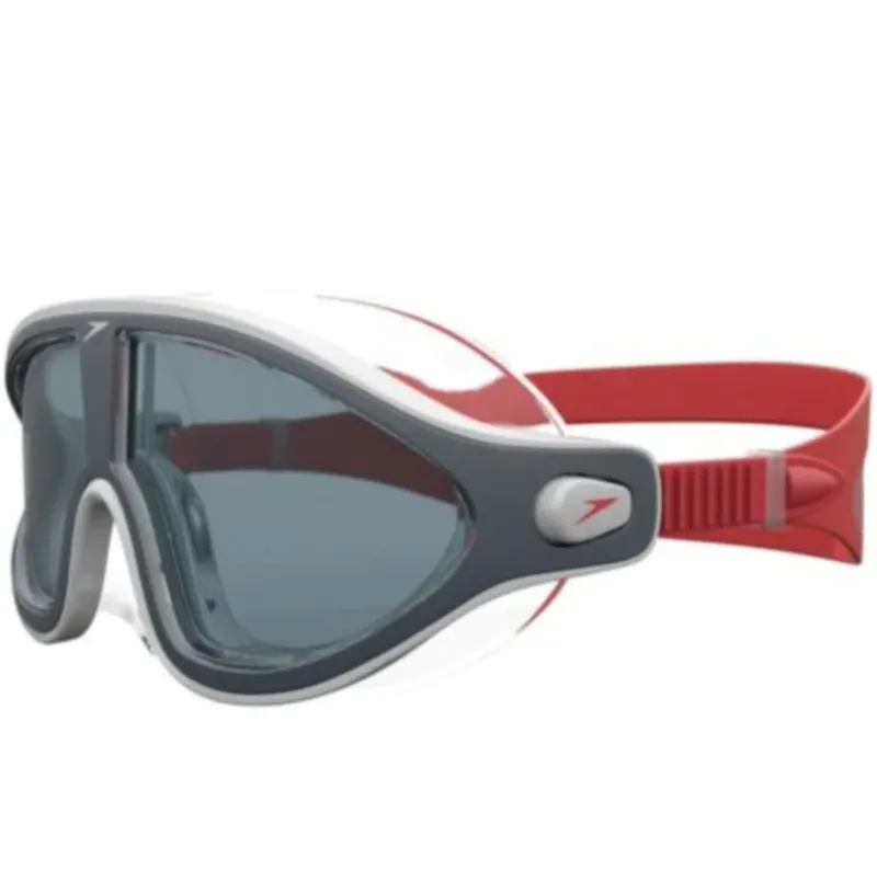 Speedo Biofuse Rift Mask Goggles Red/Grey/Smoke-1